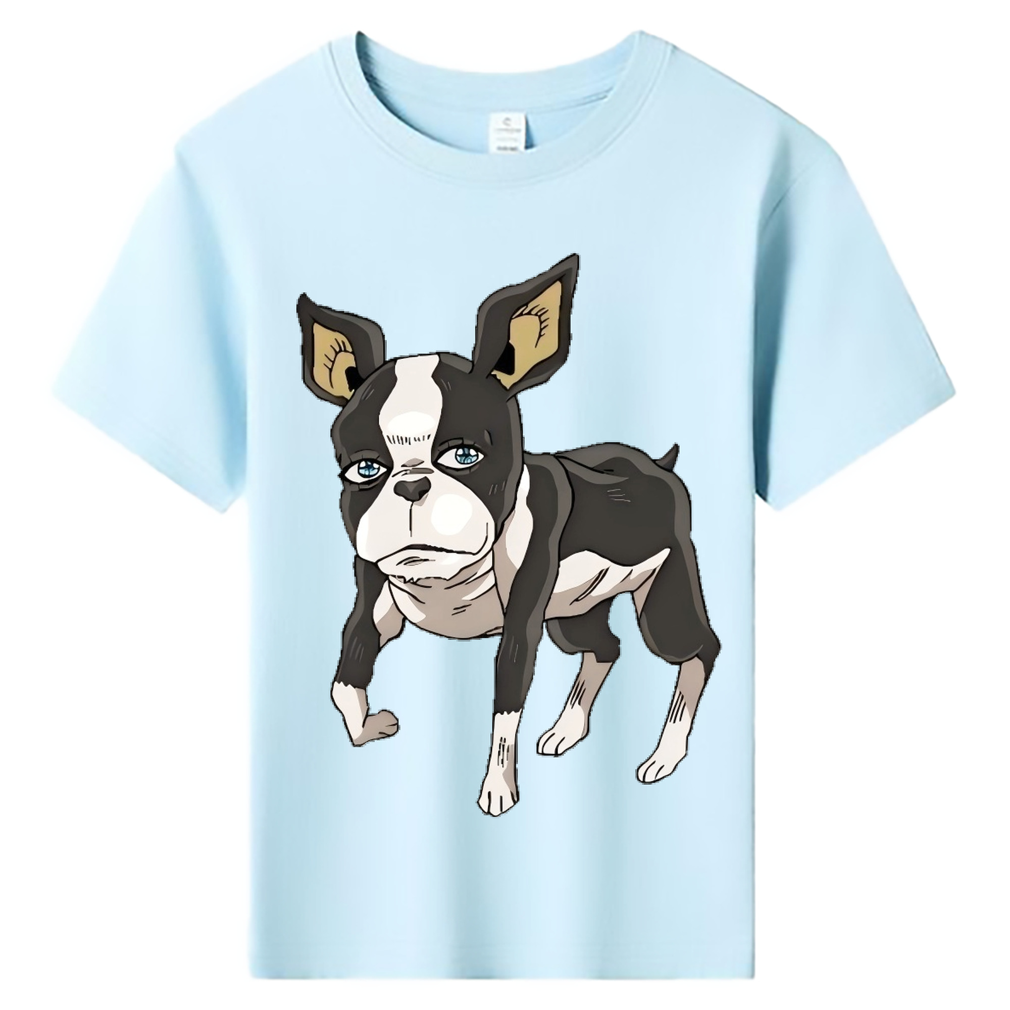 （画像用） ジョジョの奇妙な冒険 イギー JoJo's Bizarre Adventure Iggy 綿100％キッズTシャツ（フロントプリント）
